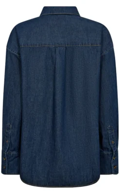Freequent Skjorte - Lisea - Medium Blue Denim
