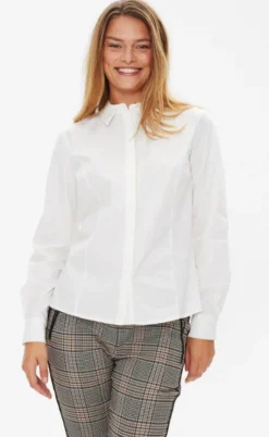 Freequent Skjorte - Oriana - Off White