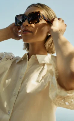 Freequent Skjorte - Silva - Star Off-white