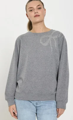 Freequent Sweatshirt - Chase - Medium Grey Melange