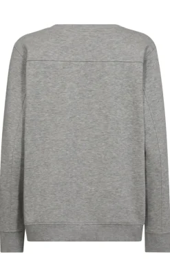 Freequent Sweatshirt - Chase - Medium Grey Melange