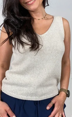 Freequent Top - Grscaliva - Moonbeam Melange