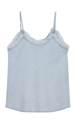 Freequent Top - Renna - Light Blue Denim