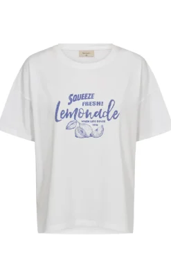 Freequent T-shirt - Fenjal - Brilliant White w. Deep Ultrama