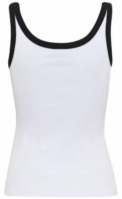 Gestuz Top - Drew Contrast - Birght White