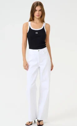 Gestuz Top - Drew Contrast - Black