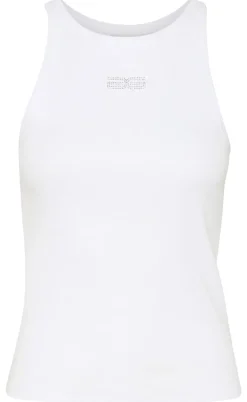 Gestuz Top - Drew Rhinestone - Bright White