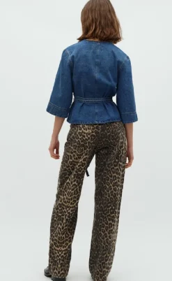 Global Funk Bluse - Merie SS - Vintage Blue Wash