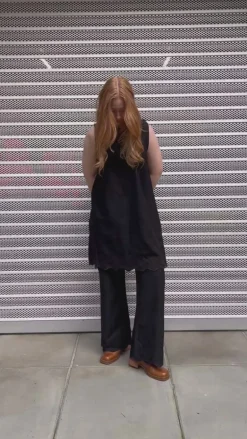 Global Funk Bukser - Amarillo Scallop-G - Black