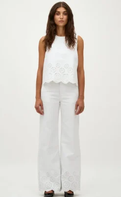 Global Funk Bukser - Amarillo Scallop-G - White