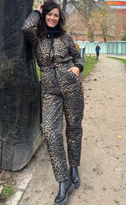 Global Funk Flyverdragt / Termodragt - Isolde-G - Leopard Mist