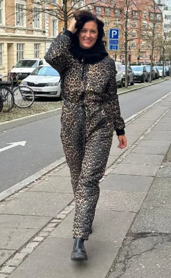 Global Funk Flyverdragt / Termodragt - Isolde-G - Leopard Mist