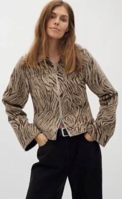 Global Funk Jakke - Deluanne-G - Brown Zebra