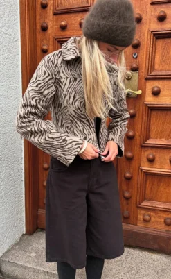 Global Funk Jakke - Deluanne-G - Brown Zebra