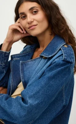 Global Funk Jakke - Steffia-G - Mid Vintage Blue