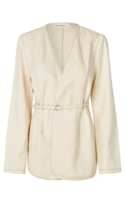 Global Funk Jakke - Yulianne-G - Ecru