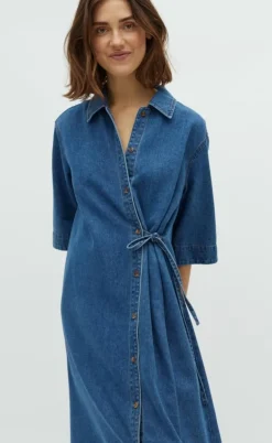 Global Funk Kjole - Albaly-G - Mid Vintage Blue