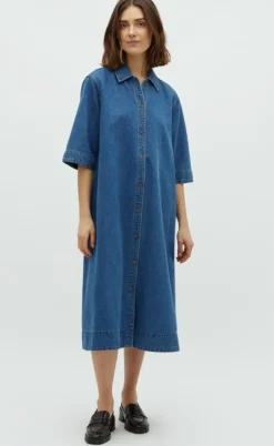 Global Funk Kjole - Albaly-G - Mid Vintage Blue