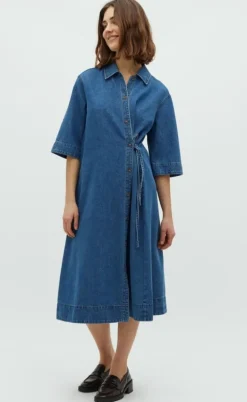 Global Funk Kjole - Albaly-G - Mid Vintage Blue