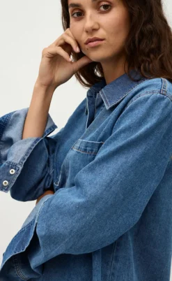 Global Funk Kjole - Fialeo-G - Mid Vintage Blue