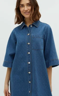 Global Funk Kjole - Mera-G - Midt Blue Dot