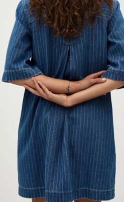 Global Funk Kjole - Mira-G - Midt Blue Stripe