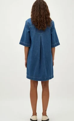 Global Funk Kjole - Mira-G - Midt Blue Stripe