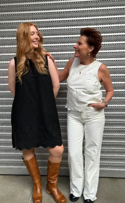 Global Funk Kjole - Rhiann Scallop-G - Black