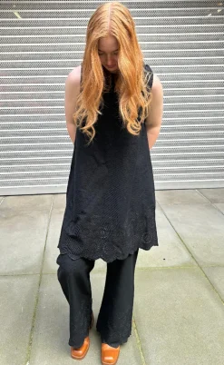 Global Funk Kjole - Rhiann Scallop-G - Black