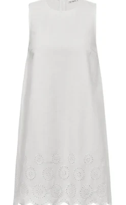 Global Funk Kjole - Rhiann Scallop-G - White