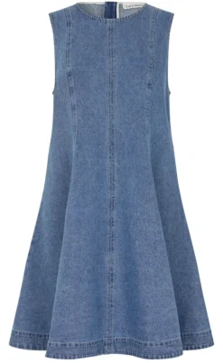 Global Funk Kjole - Rihann Peplum-G - Midt Vintage Brushing