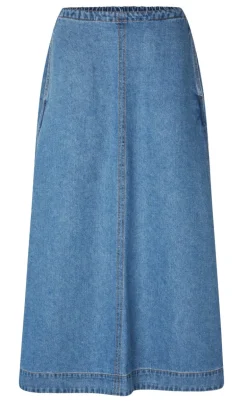 Global Funk Nederdel - Junea-G - Mid Vintage Blue