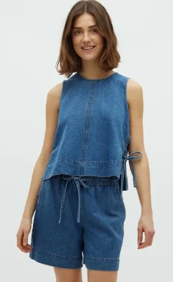 Global Funk Top - Ribba - Mid Vintage Blue