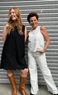 Global Funk Top - Rihne Scallop-G - White