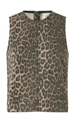 Global Funk Top - Rihne-G - Leopard Mist