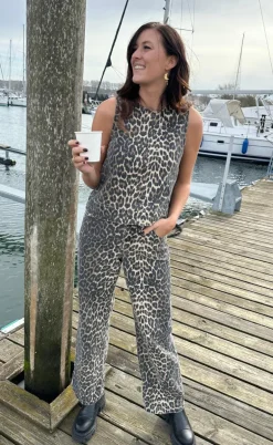 Global Funk Top - Rihne-G - Leopard Mist