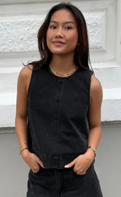 Global Funk Top - Rihne-G - Rebel Black