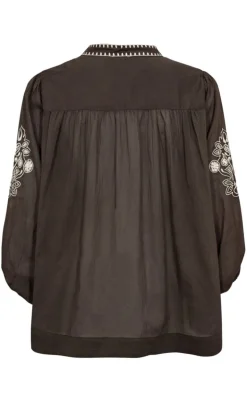 Gossia Bluse - Noura - Brown-Creme