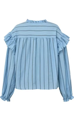 Gossia Bluse - Rami - Blue Stripes