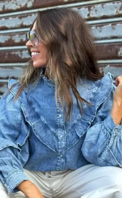 Gossia Skjorte - Cira - Blue Denim