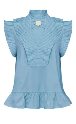 Gossia Top - Ann - Ice Blue