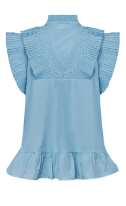 Gossia Top - Ann - Ice Blue