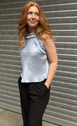 Gossia Top - Annamie - Light Blue