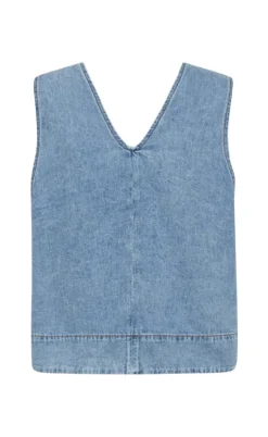Gossia Top - Chalina - Denim Blue