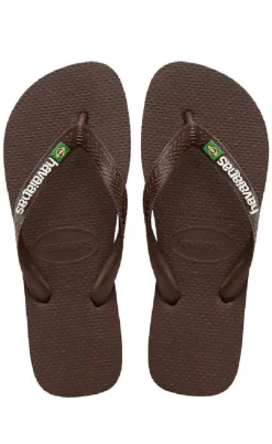 Havaianas Klipklappere - Brasil Logo - Brown/White