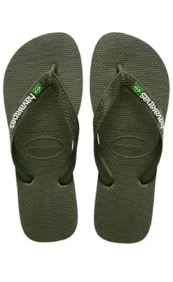 Havaianas Klipklappere - Brasil Logo - Green