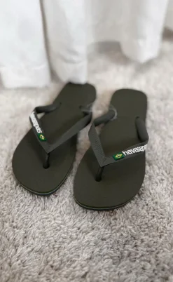 Havaianas Klipklappere - Brasil Logo - Green