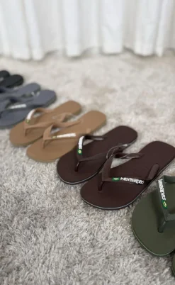 Havaianas Klipklappere - Brasil Logo - Green