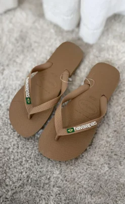 Havaianas Klipklappere - Brasil Logo - Rose Gold