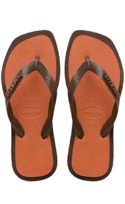 Havaianas Klipklappere - Top Square Fusion - Dark Brown